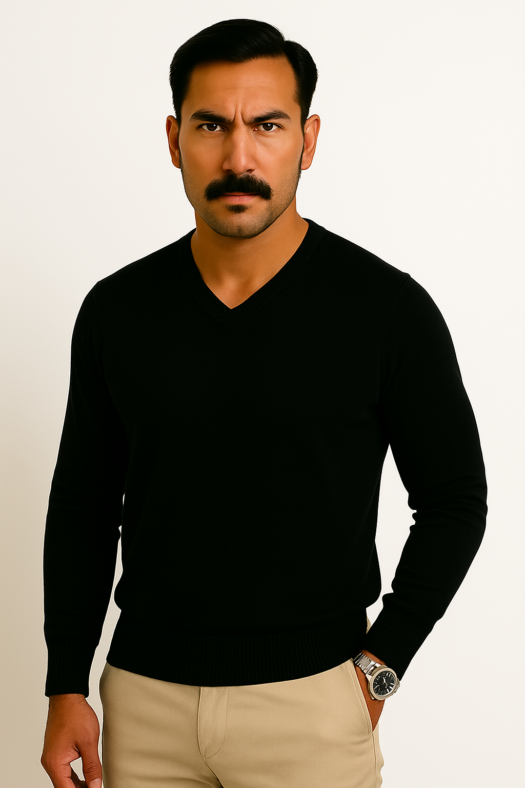 O Suéter Masculino em V - Verona V-Neck