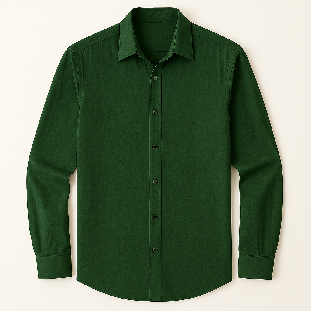 Camisa Masculina de Linho Manga Longa Viscolinho
