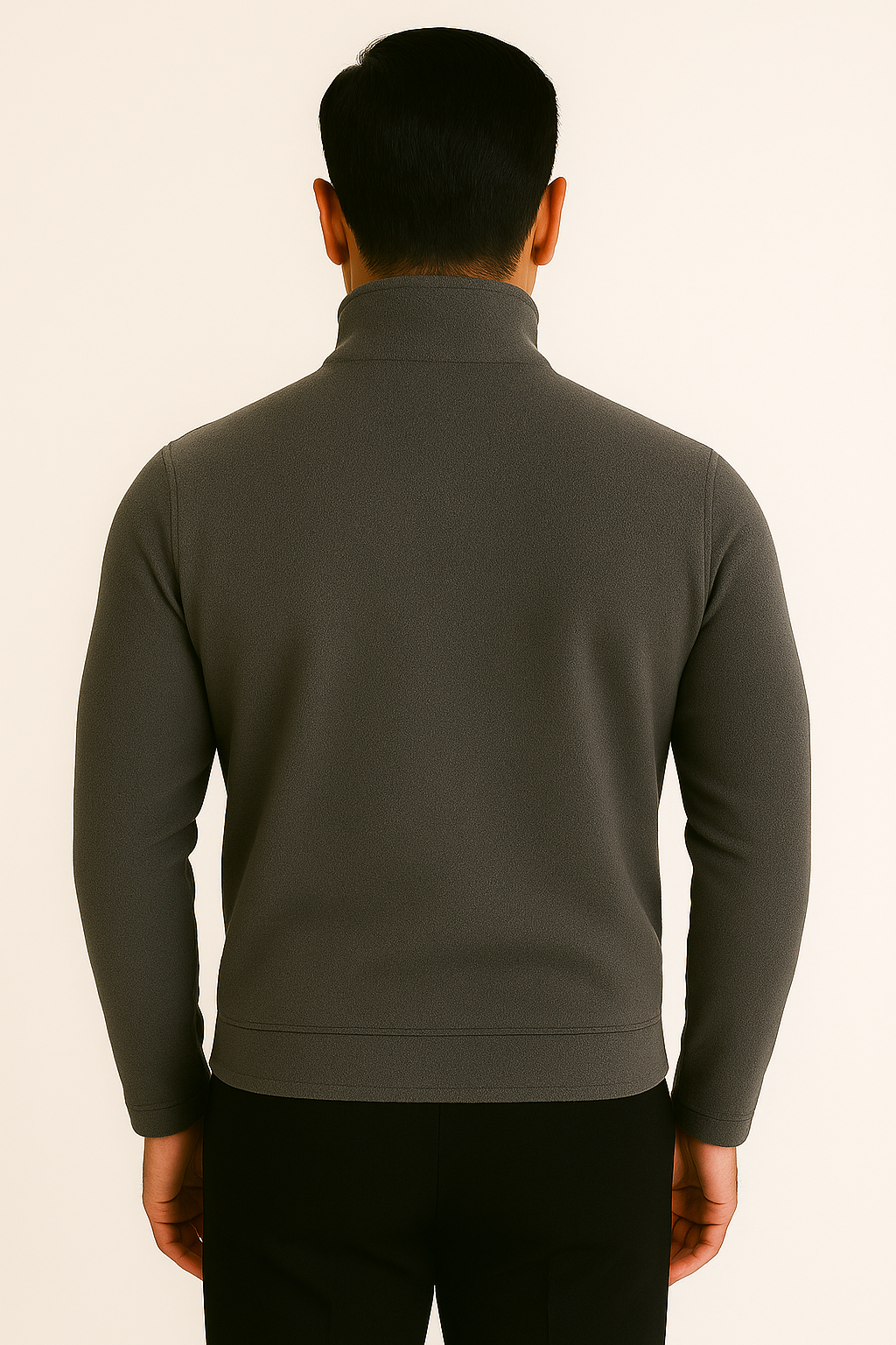 Suéter de Lã Masculina com Zíper Vestorinni