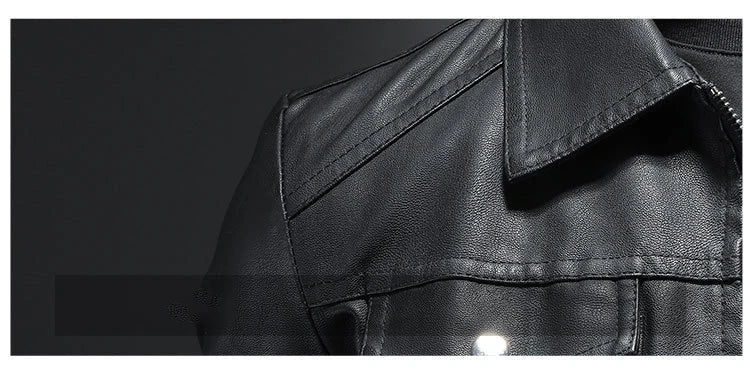 Jaqueta de Couro Masculina Oversized Vestorinni