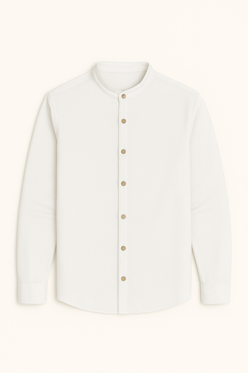 Camisa Social Linho Masculina Gola Padre