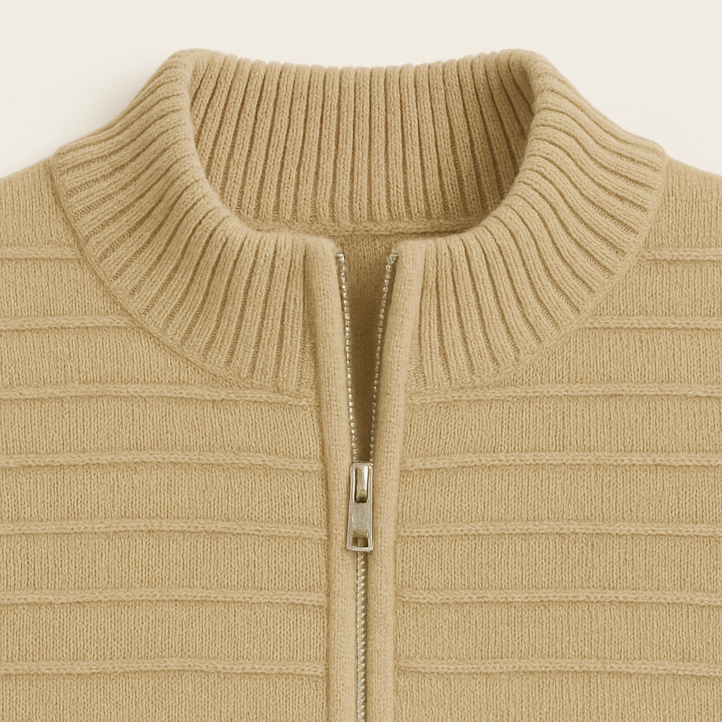 Suéter de Tricot Masculino Firenze Zíper