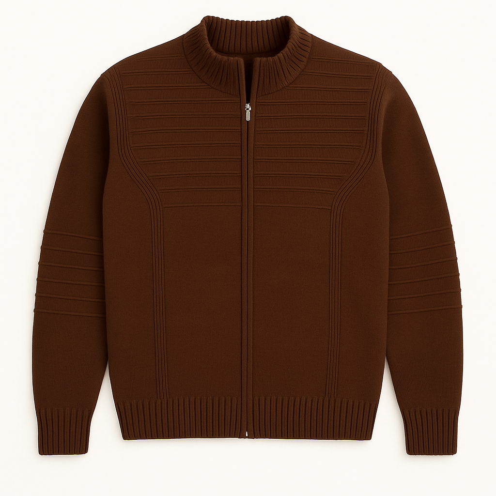 Suéter de Tricot Masculino Firenze Zíper