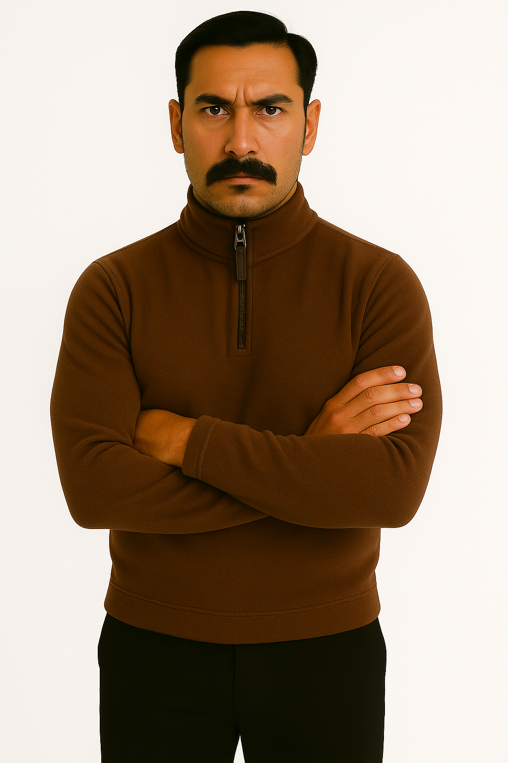 Suéter de Lã Masculina com Zíper Vestorinni