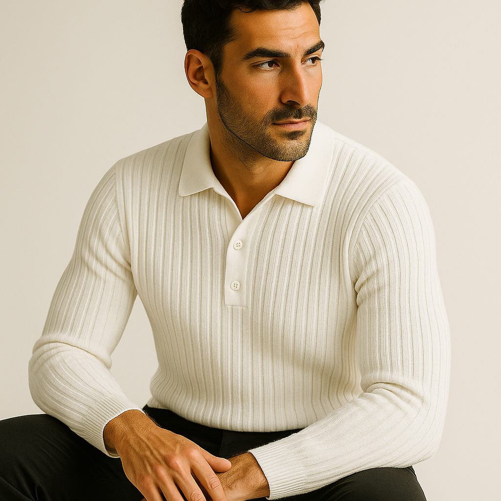 Polo Tricot Masculina Milano Essenziale
