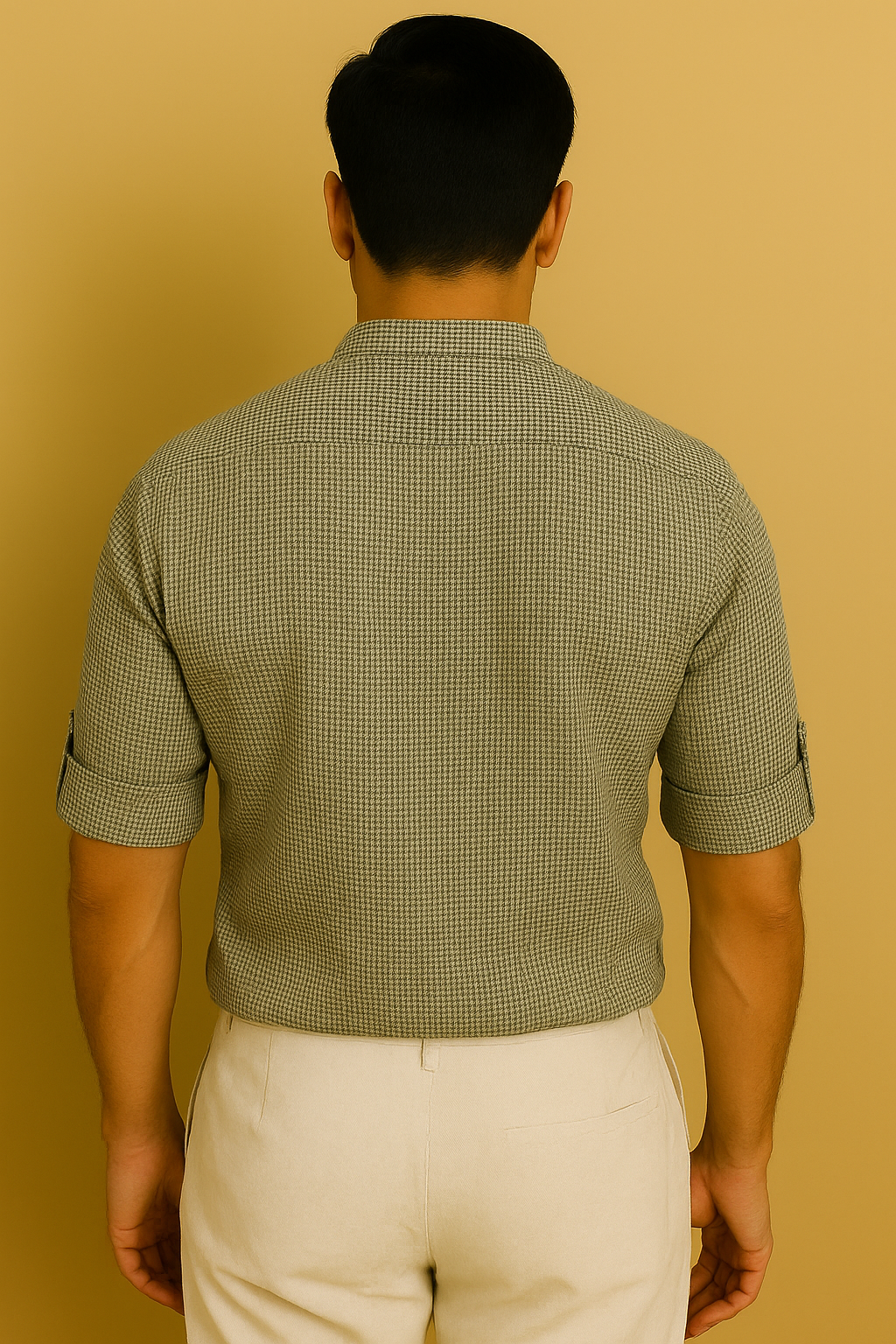Camisa Masculina Henley de Linho - Estilo Casual e Leve