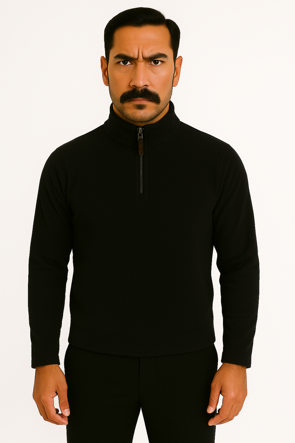 Suéter de Lã Masculina com Zíper Vestorinni