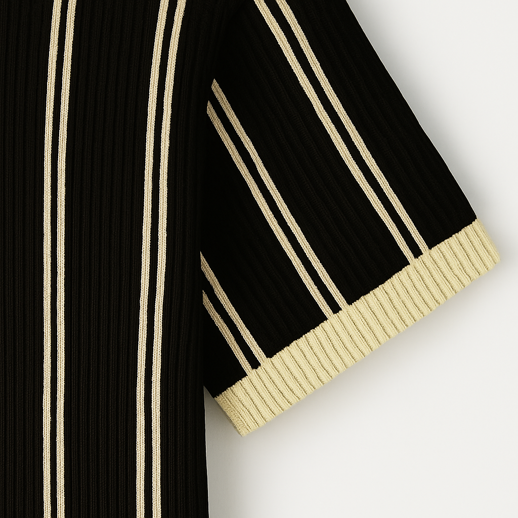 Camisa Polo Masculina com Meia Zíper - Estilo Moderno