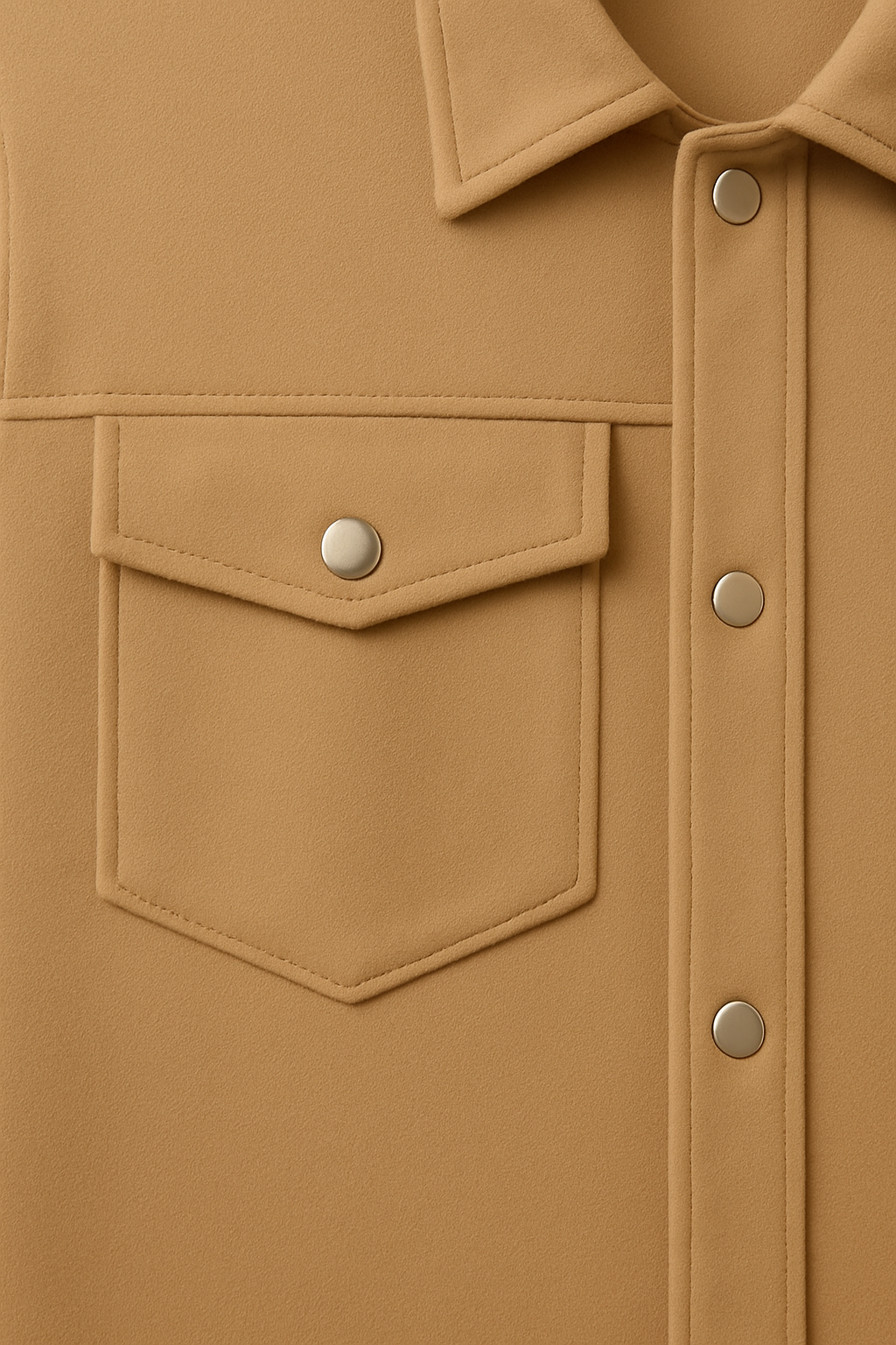 Jaqueta Masculina Vestorinni Overshirt – Bolsos Frontais e Botões de Pressão