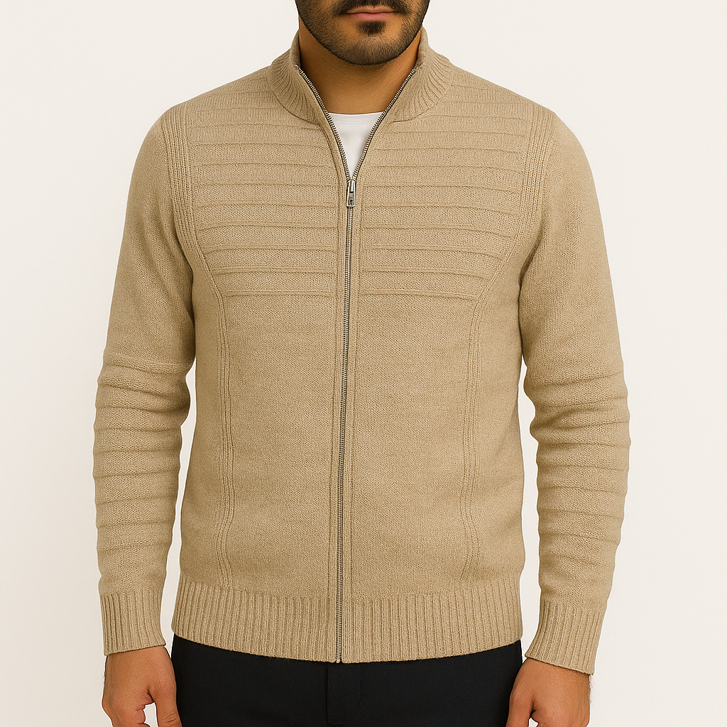 Suéter de Tricot Masculino Firenze Zíper