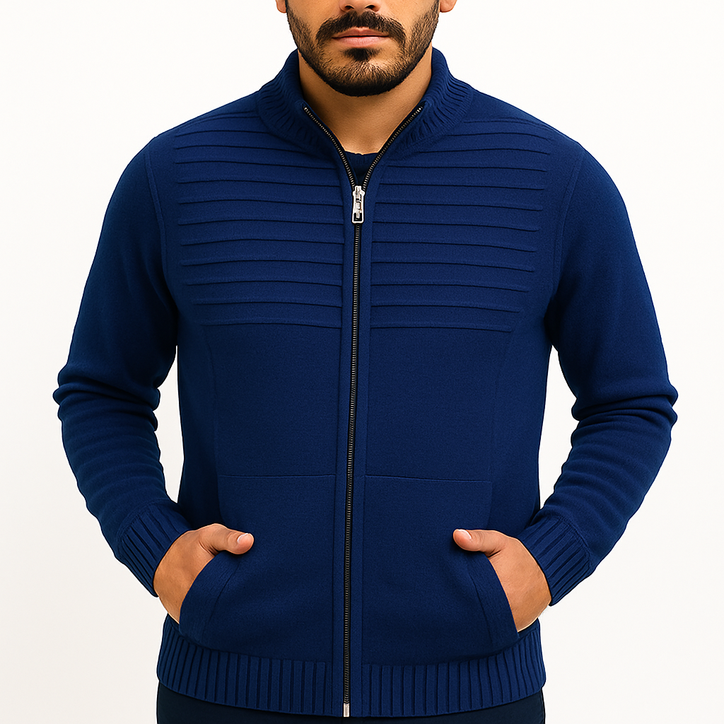 Suéter de Tricot Masculino Firenze Zíper