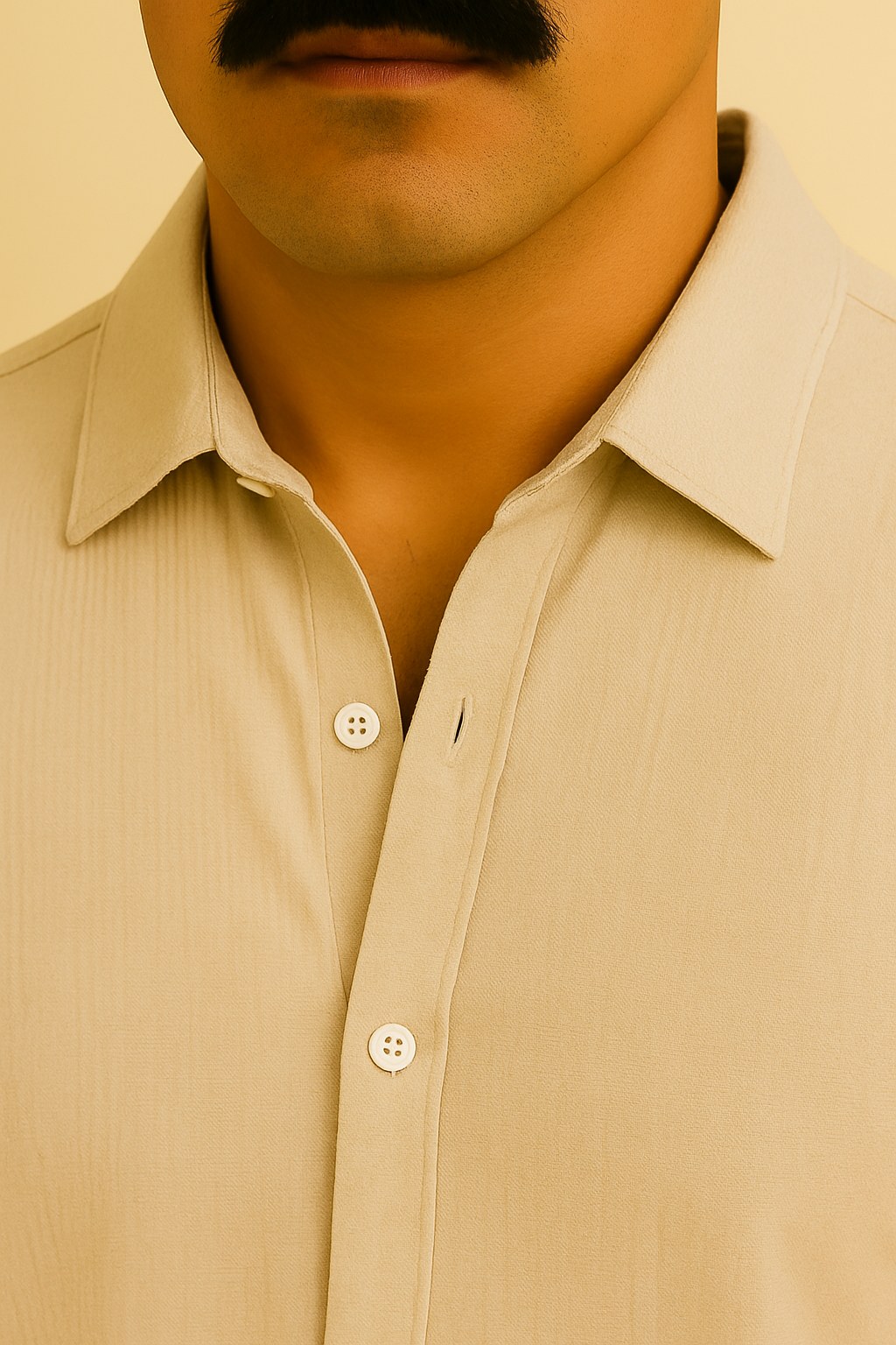 Camisa Masculina de Linho Manga Longa Viscolinho