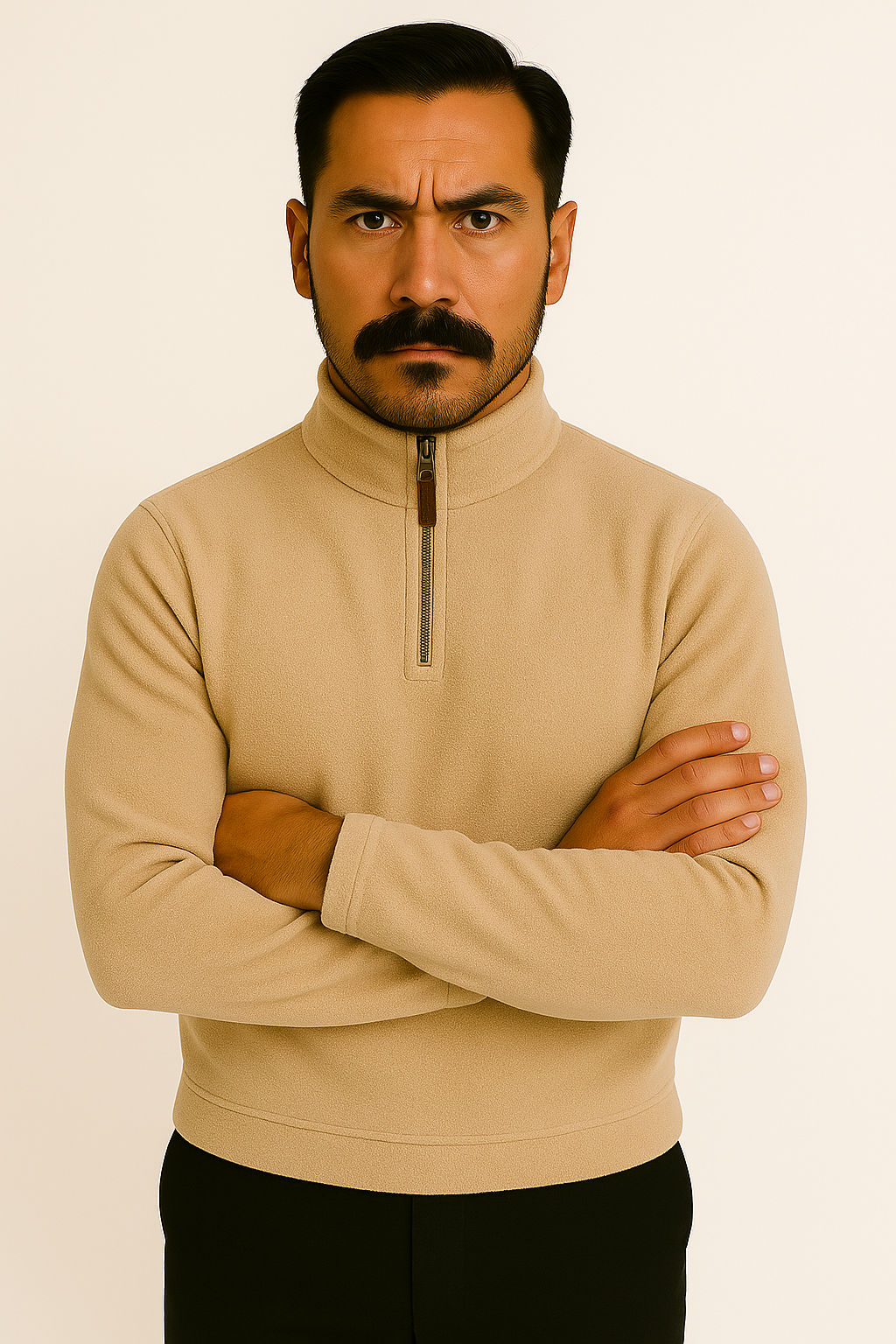 Suéter de Lã Masculina com Zíper Vestorinni