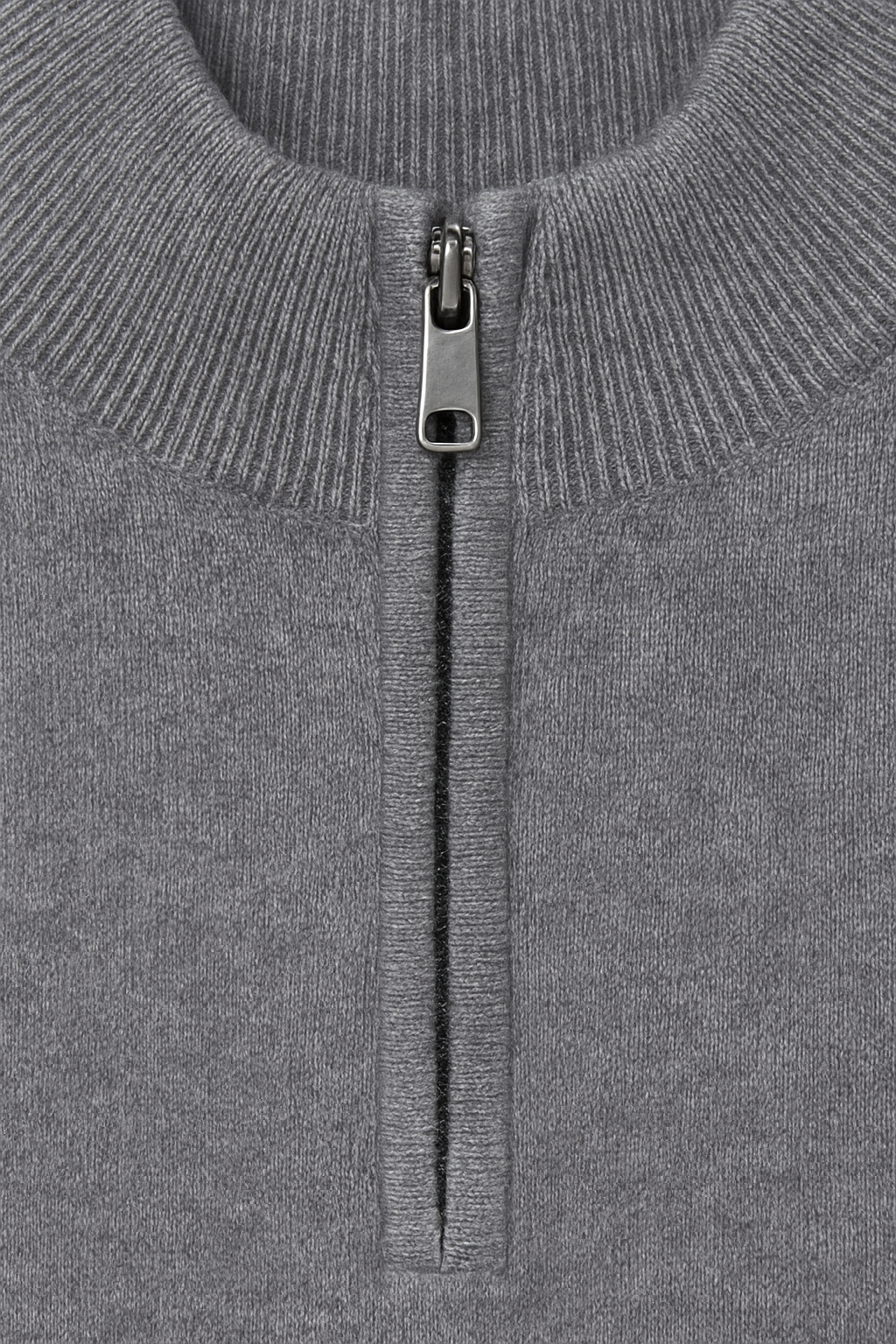 Suéter Com Zíper Na Gola Blusa de inverno Masculino
