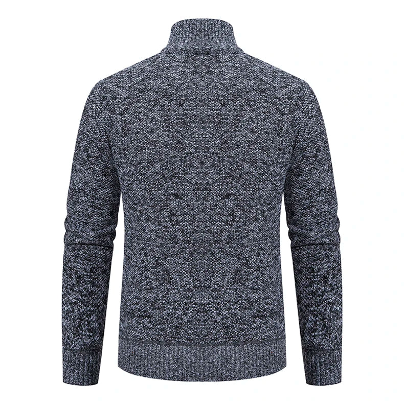 Cardigan Masculino de Flanela com Zíper