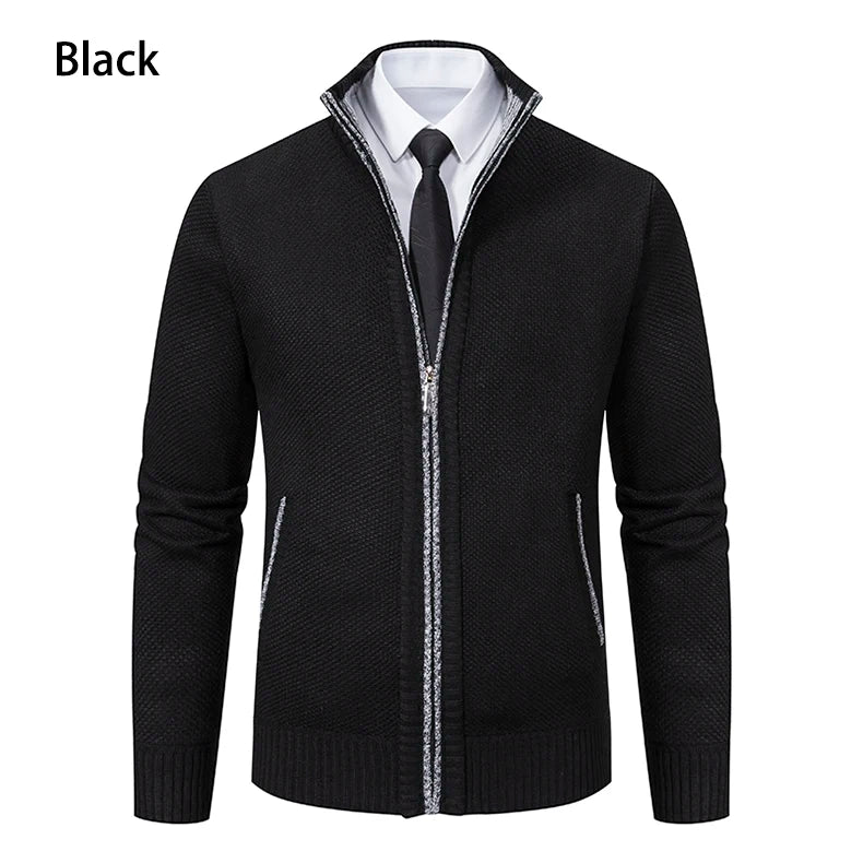 Cardigan Masculino de Flanela com Zíper