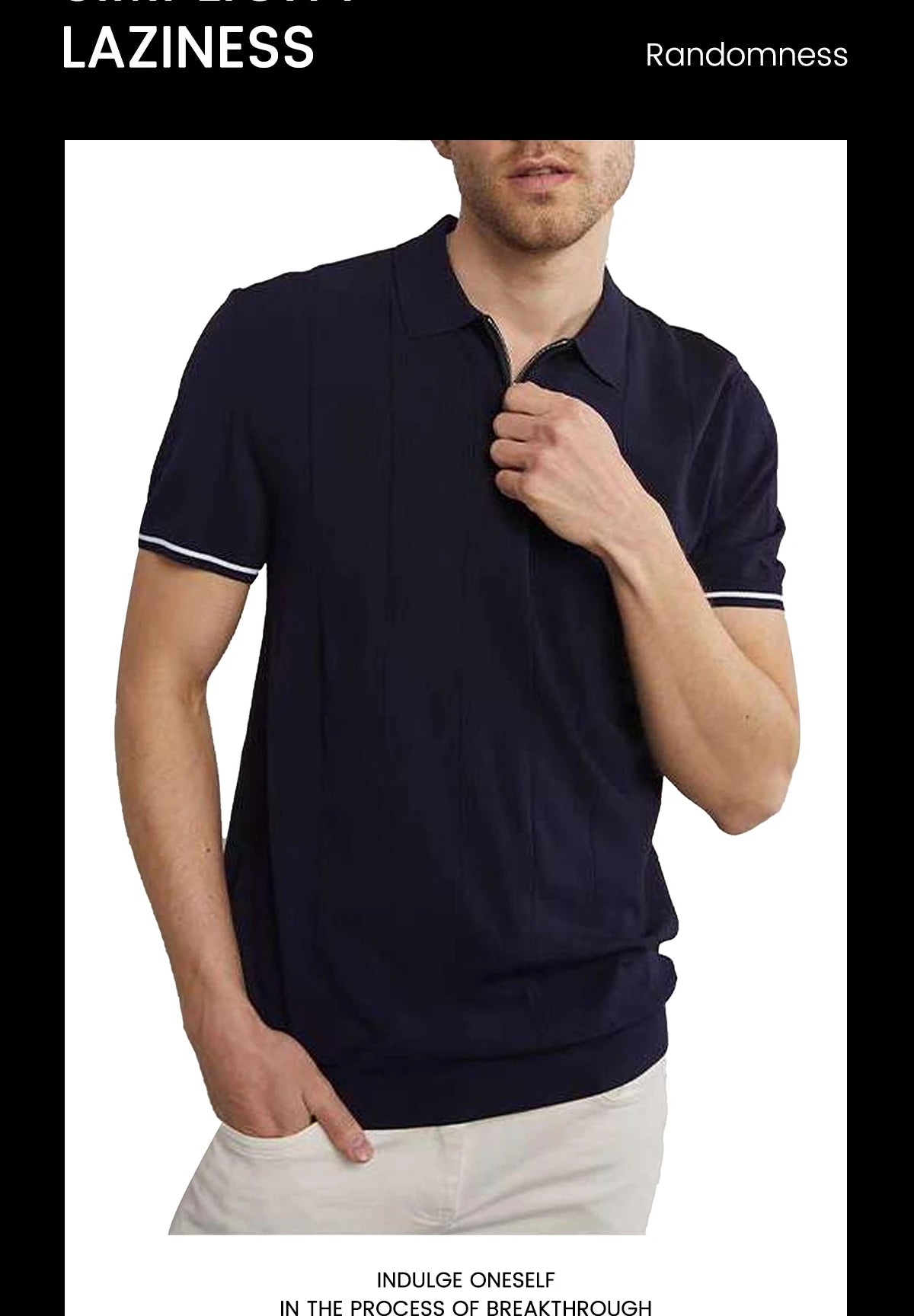 Chch 2024 novo verão camisa polo de malha com nervuras para homens respirável e legal marca qualidade camisas polo texturizadas dos homens