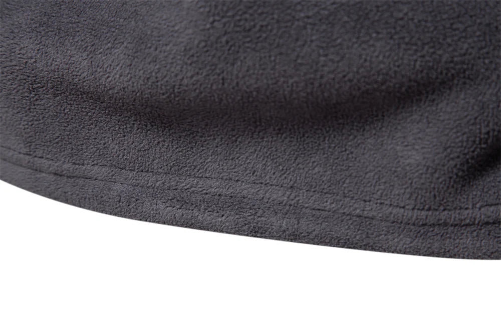 Aiopeson marca de qualidade engrossar jaqueta de lã quente para homens com zíper pescoço pulôver moletom masculino casca macia jaqueta masculina