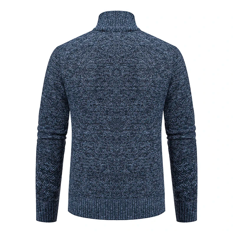 Cardigan Masculino de Flanela com Zíper
