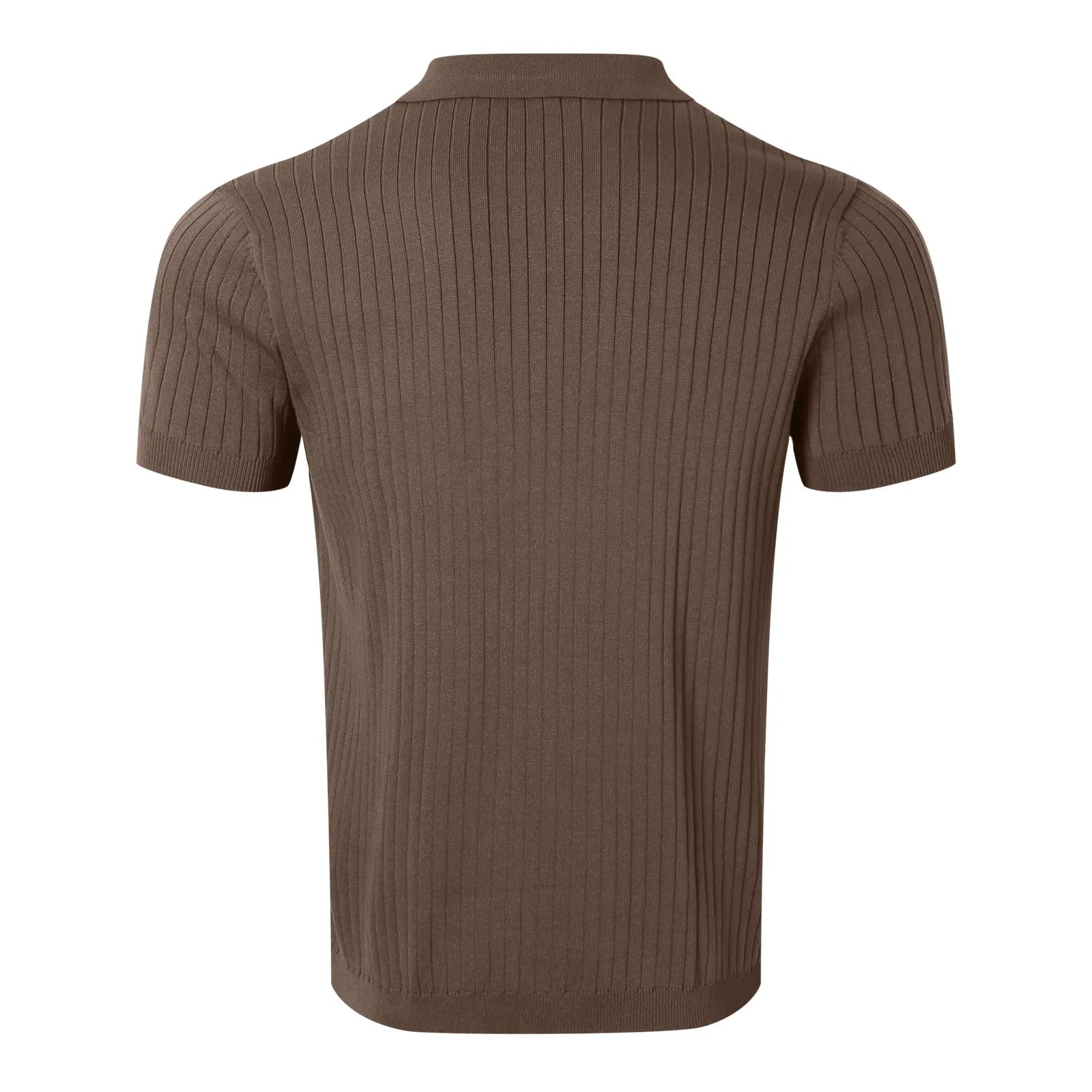 Roupas masculinas de verão retro malha lapela listrado camisa polo cor sólida manga curta moda luz luxo popular malhas M-3XL