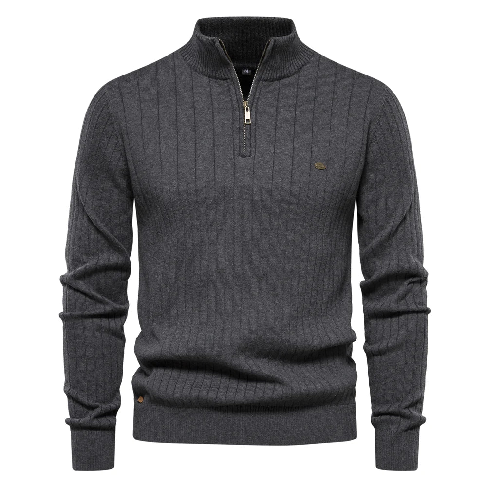 Suéter Masculino com Zíper Vestorinni - Conforto e Estilo