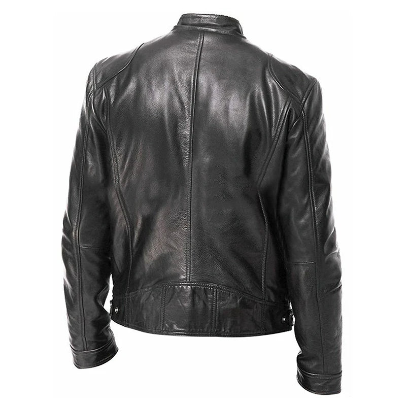 Jaqueta de Couro Masculina Vestorinni - Estilo e Proteção