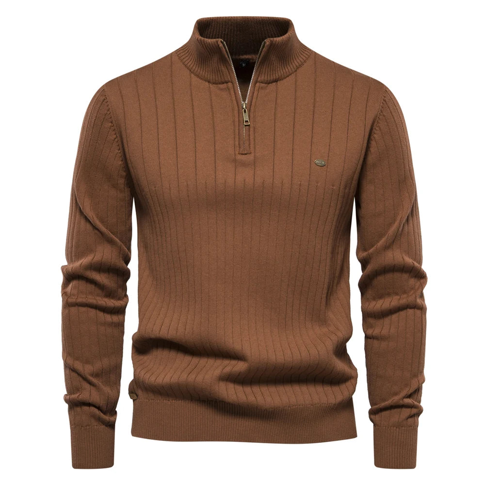 Suéter Masculino com Zíper Vestorinni - Conforto e Estilo