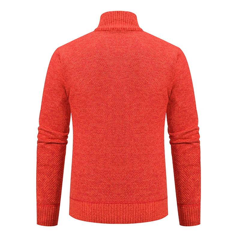 Cardigan Masculino de Flanela com Zíper