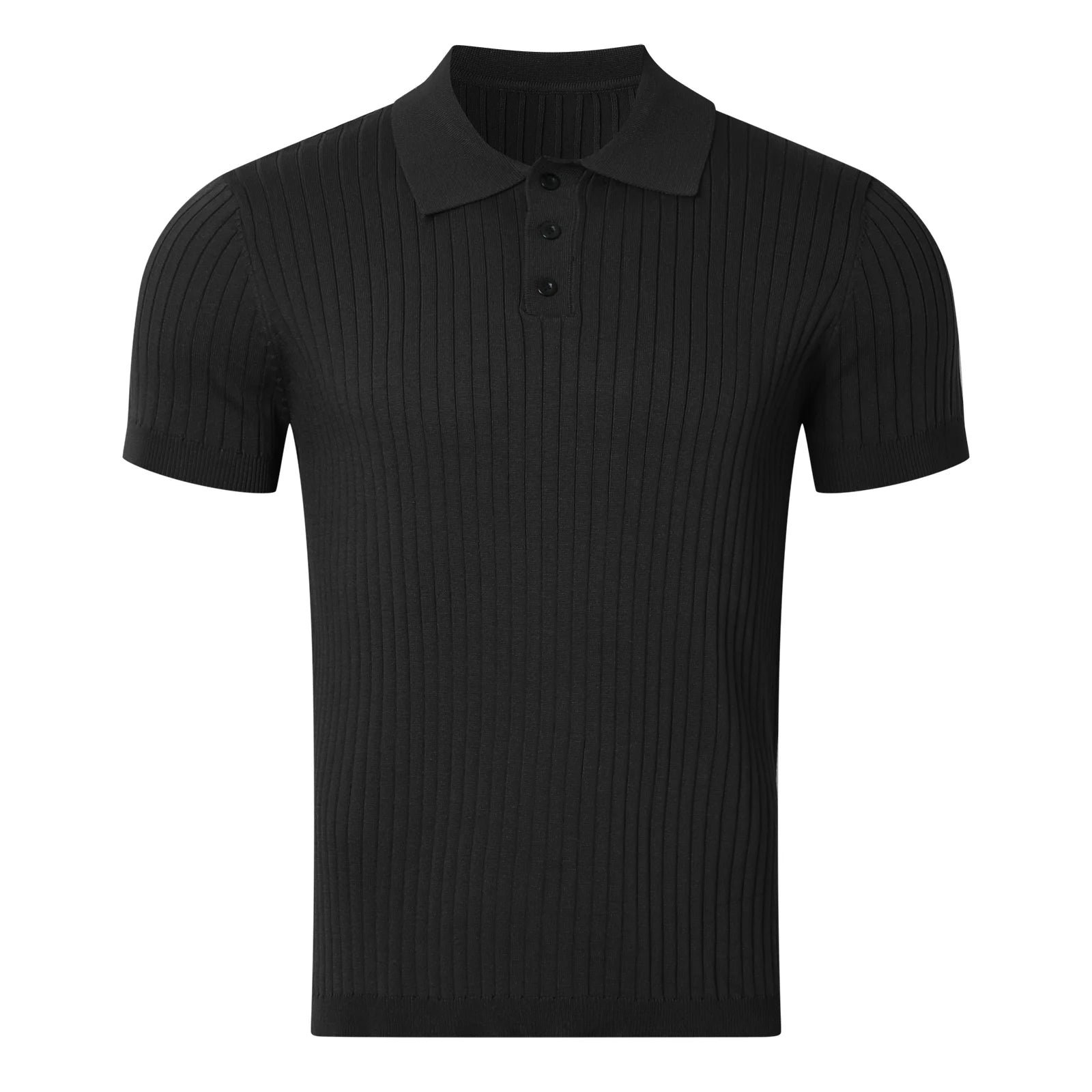 Roupas masculinas de verão retro malha lapela listrado camisa polo cor sólida manga curta moda luz luxo popular malhas M-3XL