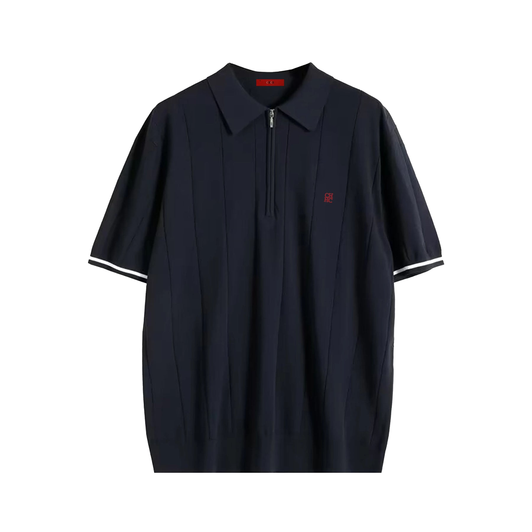 Chch 2024 novo verão camisa polo de malha com nervuras para homens respirável e legal marca qualidade camisas polo texturizadas dos homens