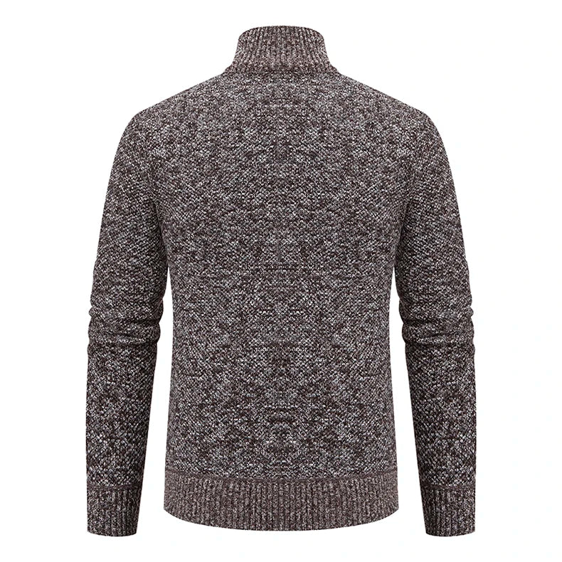 Cardigan Masculino de Flanela com Zíper