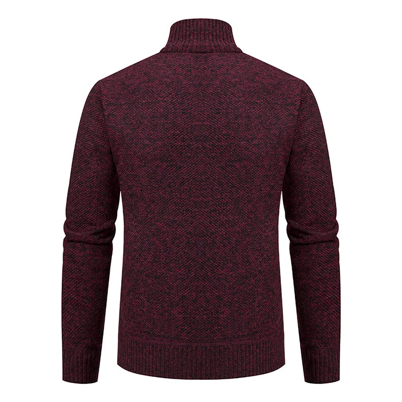 Cardigan Masculino de Flanela com Zíper
