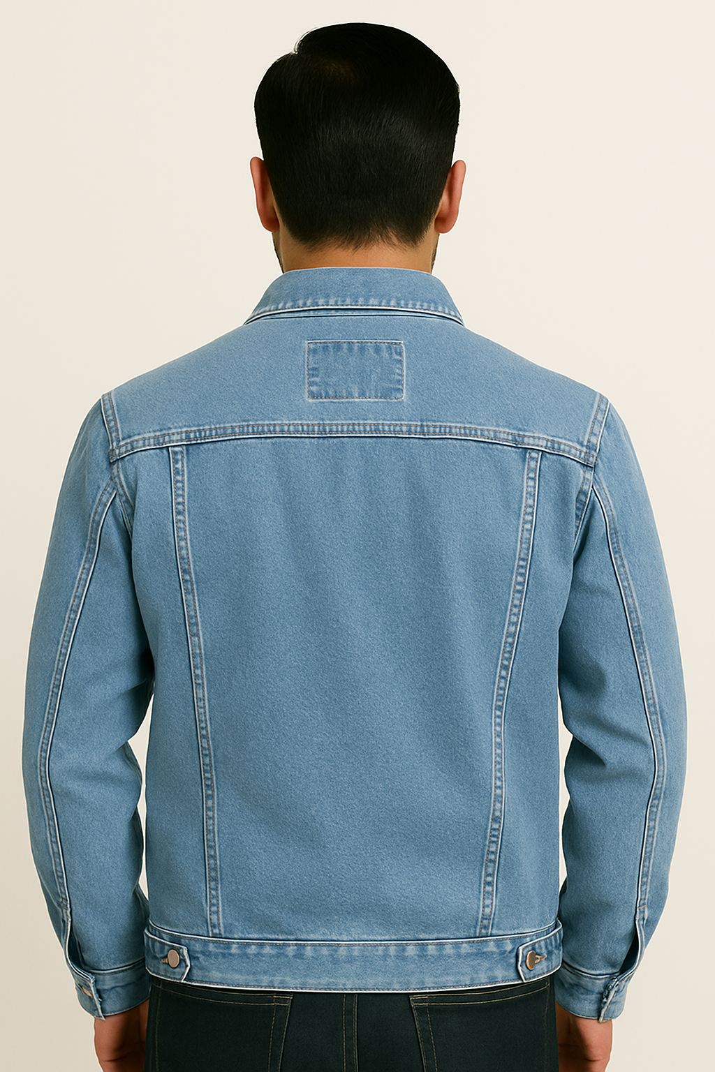 Jaqueta Jeans Masculina Milano Azzurra – Estilo Urbano Azul Claro | Vestorinni