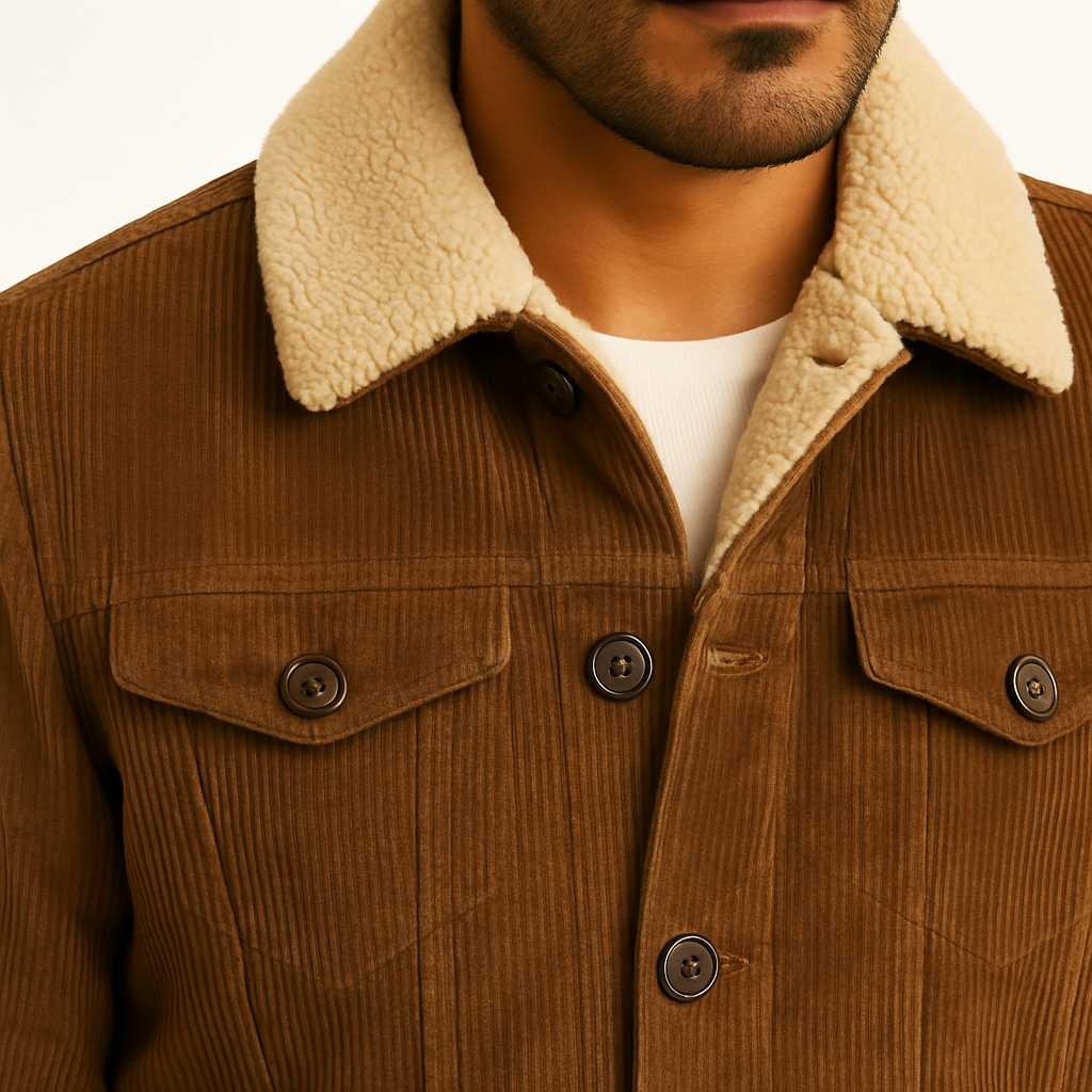 Jaqueta Masculina Firenze Corduroy Clássica
