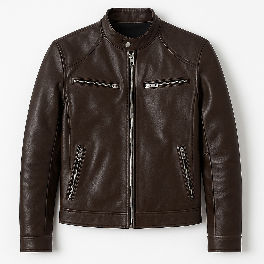 Jaqueta de Couro Masculina Vestorinni - Estilo e Proteção