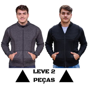 Suéter de Tricot Masculino Firenze Zíper
