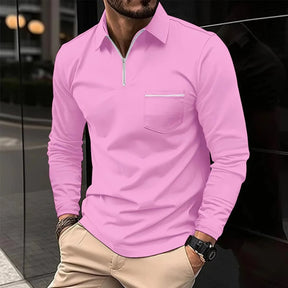 Polo Masculina Manga Longa