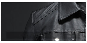 Jaqueta de Couro Masculina Oversized  Vestorinni