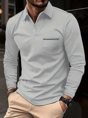 Polo Masculina Manga Longa