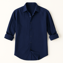 Camisa Masculina de Linho Manga Longa Viscolinho