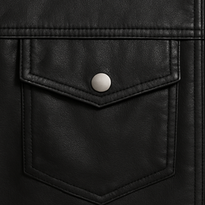 Jaqueta de Couro Masculina Oversized  Vestorinni