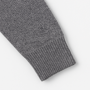 Suéter Tricot Gola Alta com Zíper