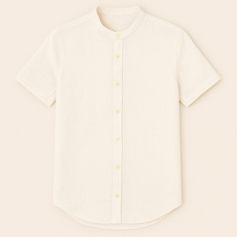 Camisa Masculina de Linho e Algodão - Estilo Casual