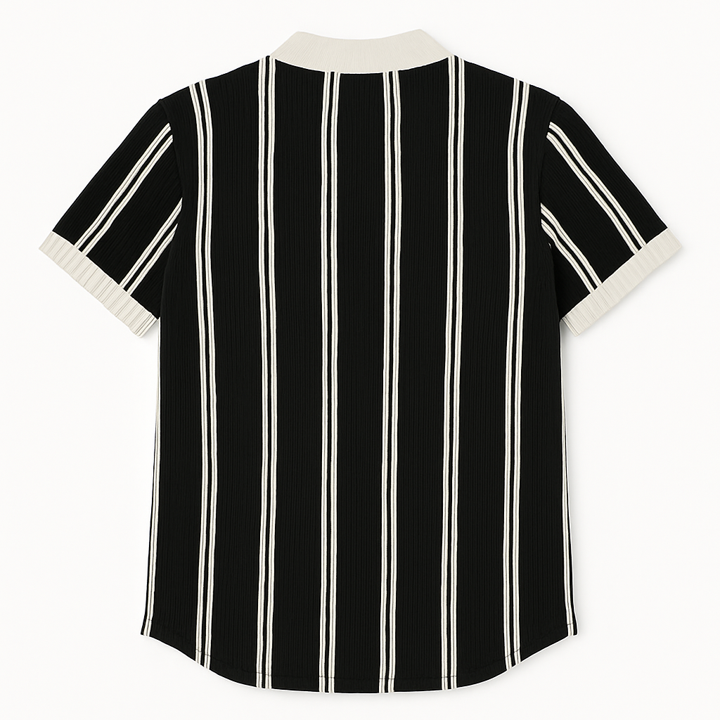 Camisa Polo Masculina com Meia Zíper - Estilo Moderno