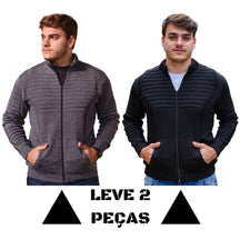 Suéter de Tricot Masculino Firenze Zíper