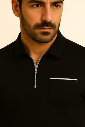 Polo Masculina Manga Longa