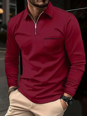 Polo Masculina Manga Longa