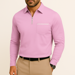 Polo Masculina Manga Longa