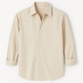 Camisa Masculina de Linho Manga Longa Viscolinho