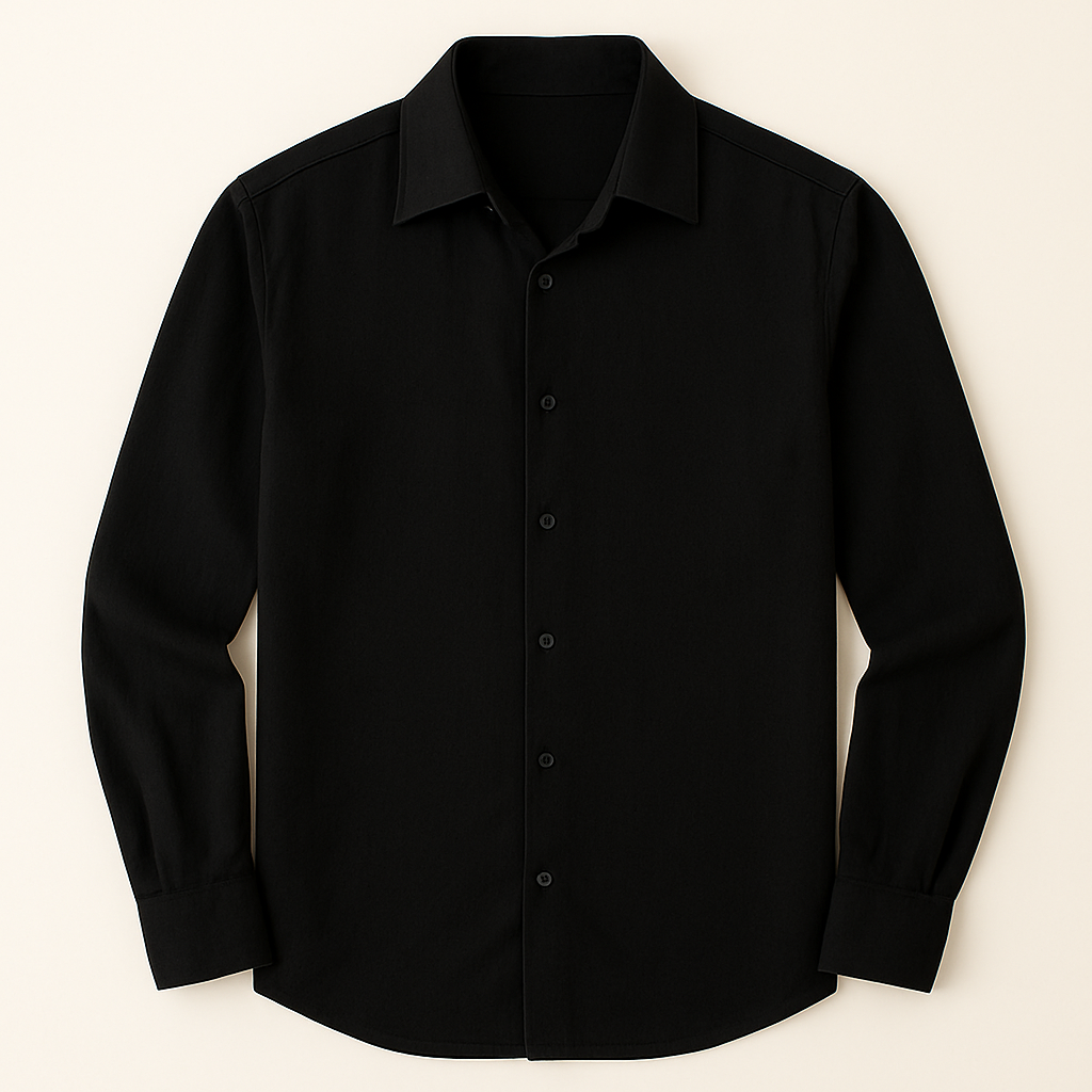 Camisa Masculina de Linho Manga Longa Viscolinho